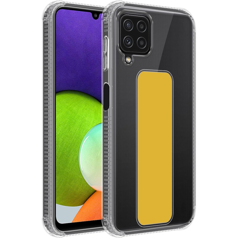 Cadorabo Hülle für Samsung Galaxy A22 4G / M22 / M32 4G im TPU mit Halterung LM167 Style (Galaxy A22 4G), Smartphone Hül...