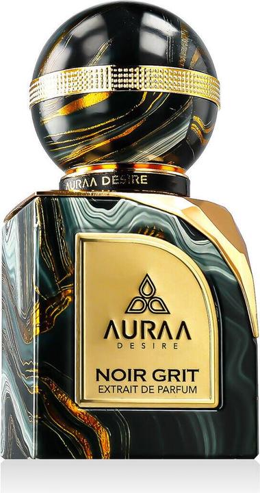 Auraa Desire Noir Grit Extrait de Parfum 100ml von Luxury Unisex Oriental Fragrance with Cypriol (Extrait De Parfum, 100 ml)