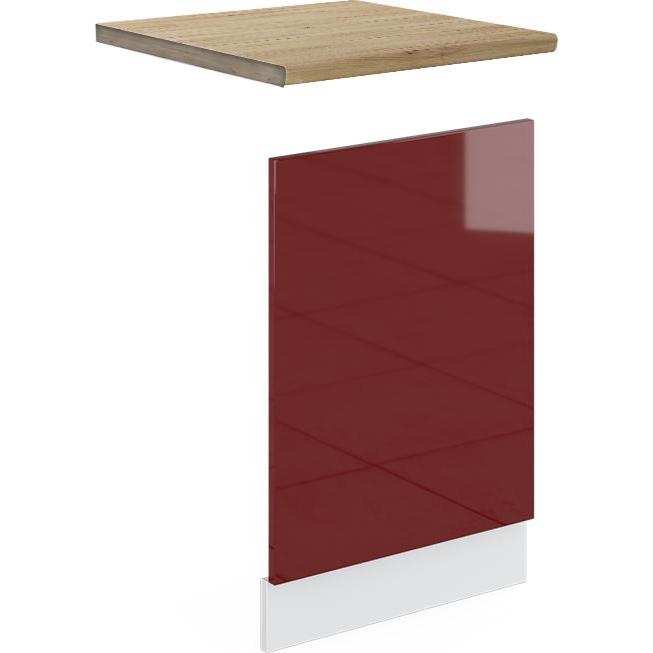 Vicco Frontblende R-Line, Geschirrspüler Zubehör, Rot