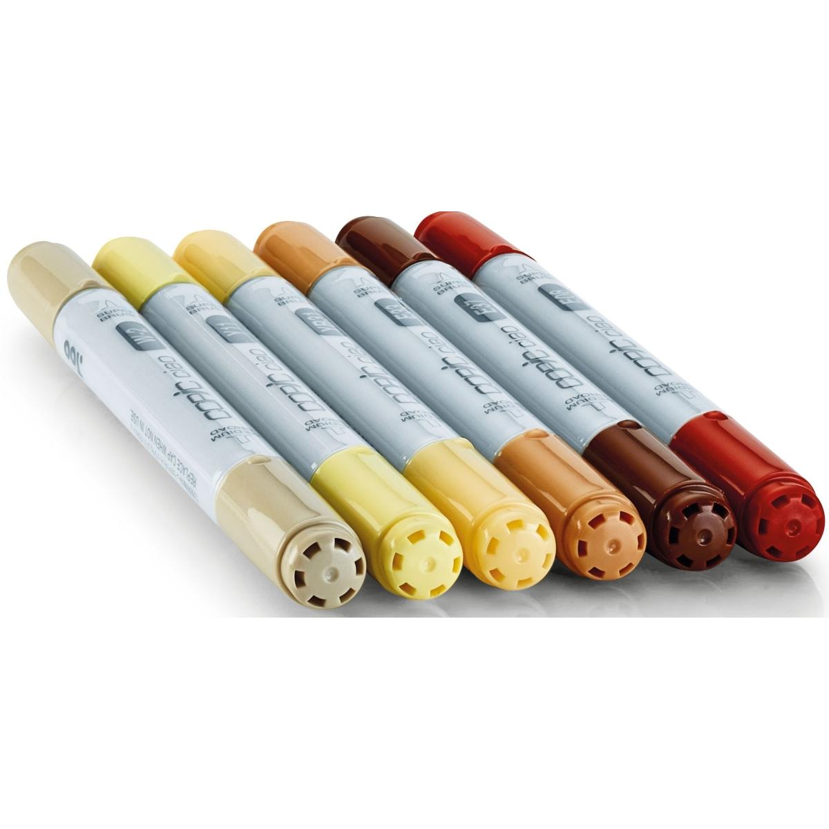 Thumbnail - Copic, Marker, Allround-Marker Ciao Set -Hair- VE=6 Stifte (Grau, 6 x)