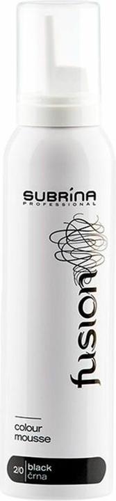 Subrina Professional Fusion Hair Colour Leave-In Mousse 20 Black - 125 Ml (125 ml, Mousse coiffante)