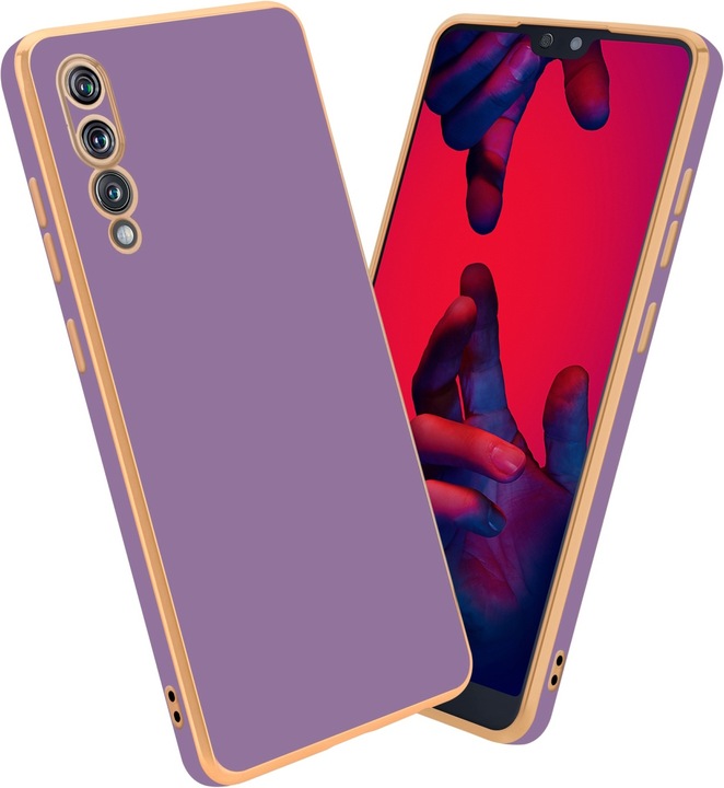 Glossy purple - gold