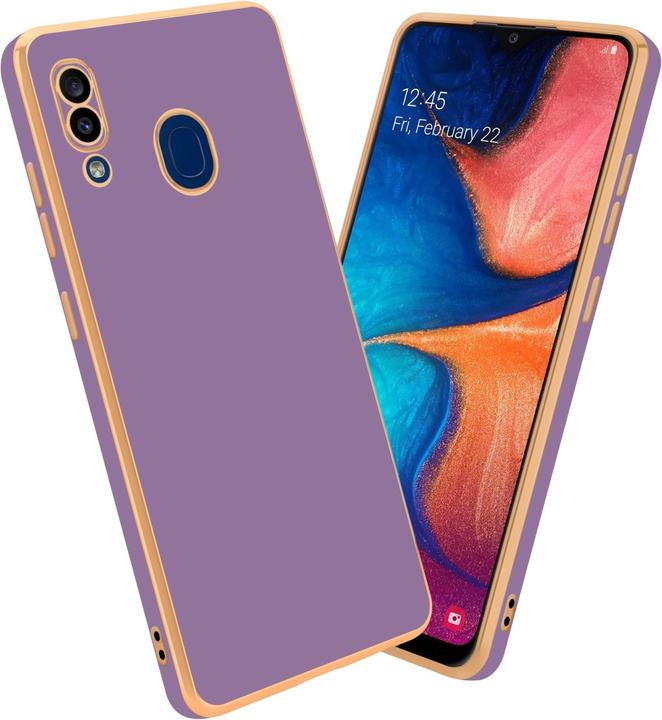 Glossy purple - gold