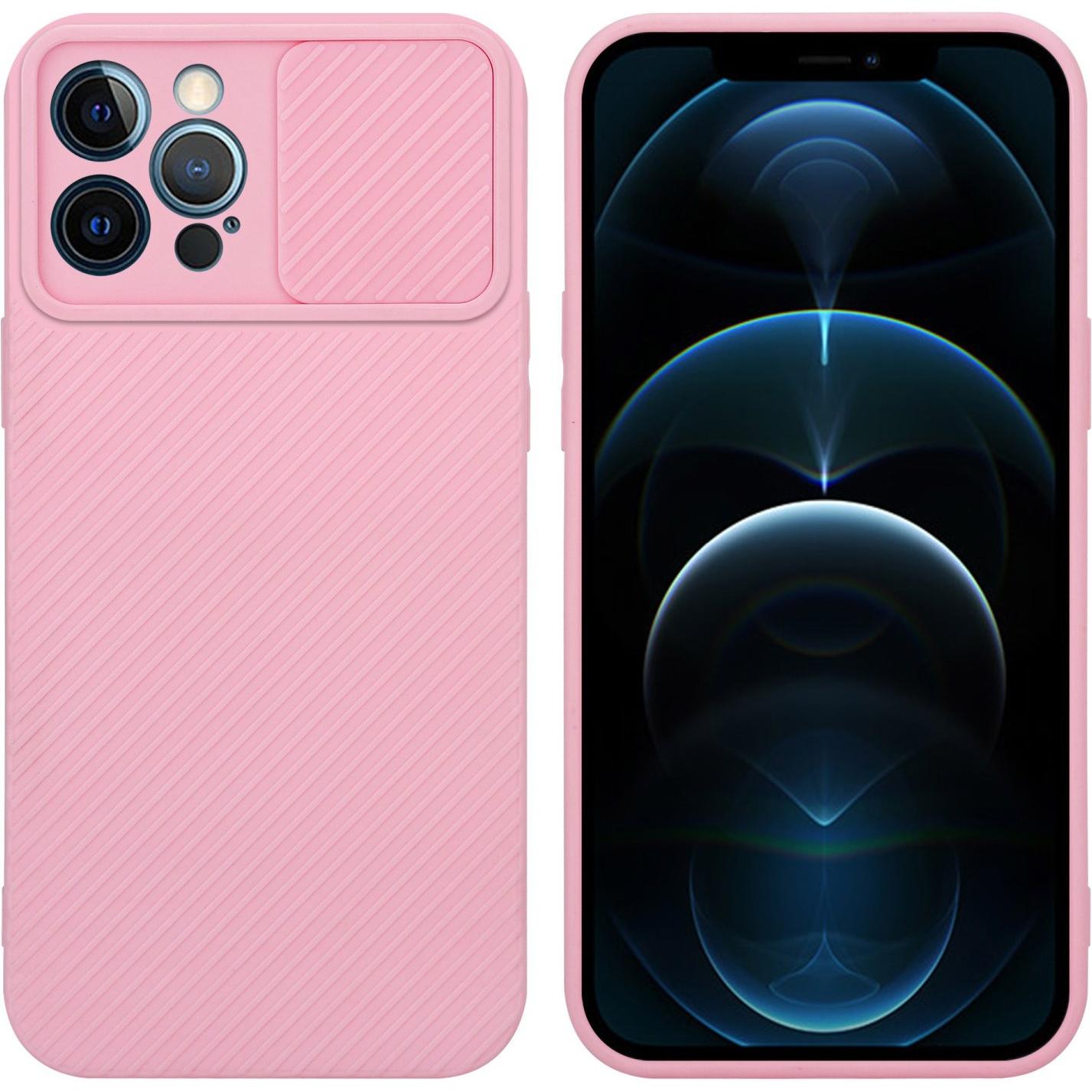 Cadorabo Hülle für Apple iPhone 12 PRO MAX im TPU mit Kameraschutz LM009 Style (Apple iPhone 12 Pro Max), Smartphone Hül...