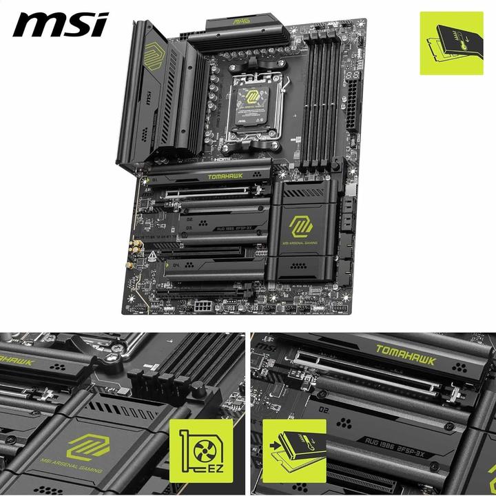 Image du produit MSI MAG X870E TOMAHAWK WiFi (AM5, AMD X870E, ATX)
