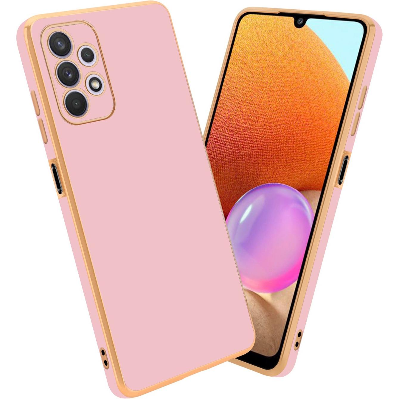 Cadorabo Hülle für Samsung Galaxy A32 5G im TPU mit Kameraschutz LM130 Style (Samsung Galaxy A32 5G), Smartphone Hülle, ...