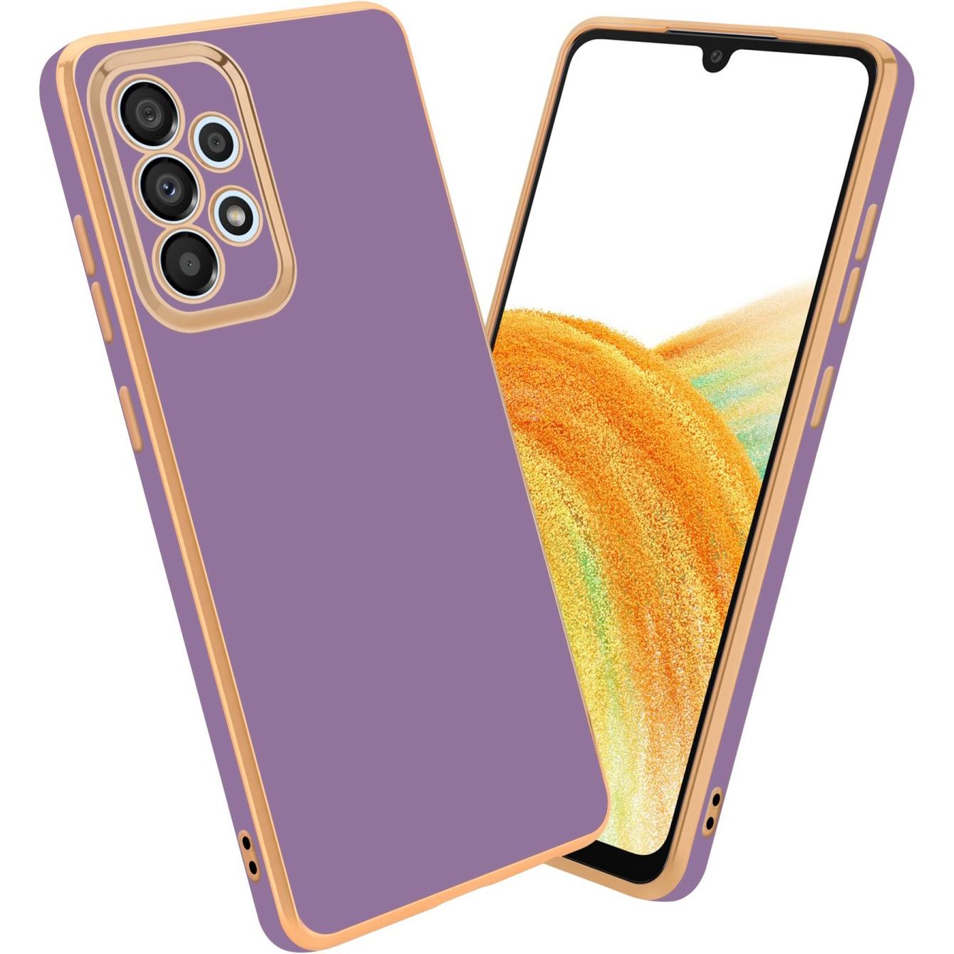 Cadorabo Hülle für Samsung Galaxy A33 5G im TPU mit Kameraschutz LM130 Style (Samsung Galaxy A33 5G), Smartphone Hülle, ...