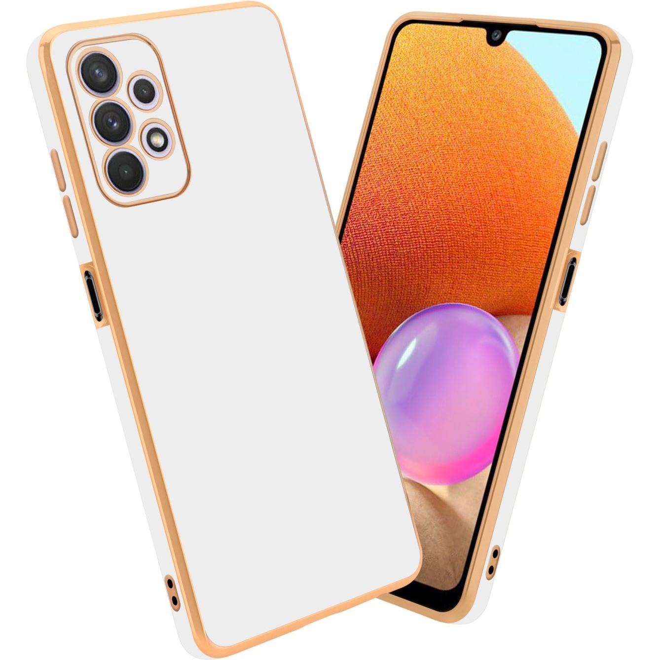 Cadorabo Hülle für Samsung Galaxy A32 5G im TPU mit Kameraschutz LM130 Style (Samsung Galaxy A32 5G), Smartphone Hülle, ...
