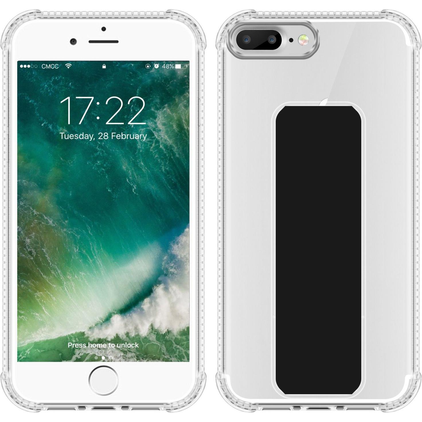 Thumbnail - Cadorabo Hülle für Apple iPhone 7 PLUS / 7S PLUS / 8 PLUS im TPU mit Halterung LM167 Style (Apple iPhone 7 Plus), Smartp...