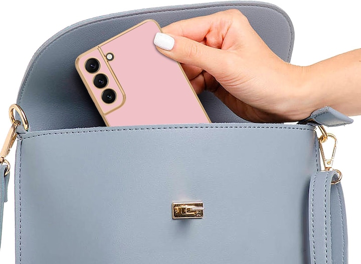 Actual product image Cadorabo Case for Samsung Galaxy S22 in TPU with camera protection LM130 Style (Samsung Galaxy S22+)