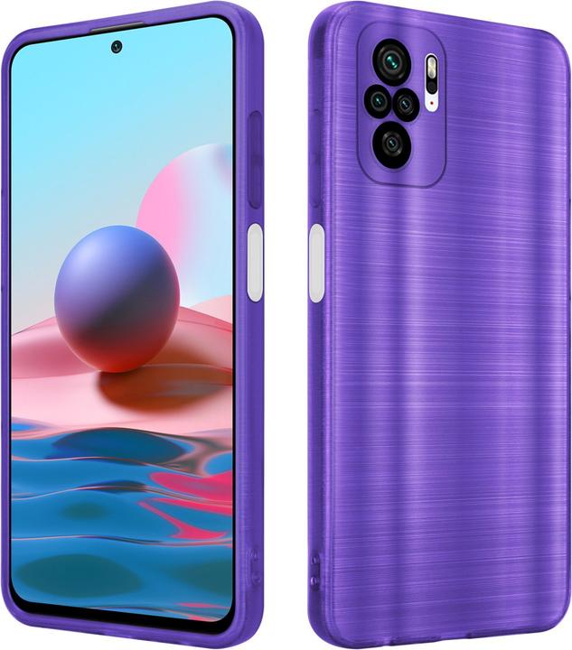 Actual product image Cadorabo Case for Xiaomi RedMi NOTE 10 4G / RedMi NOTE 10S in TPU Brushed Camera Protector LM160 Style (Xiaomi Mi Note 10, Xiaomi Redmi Note 10S)