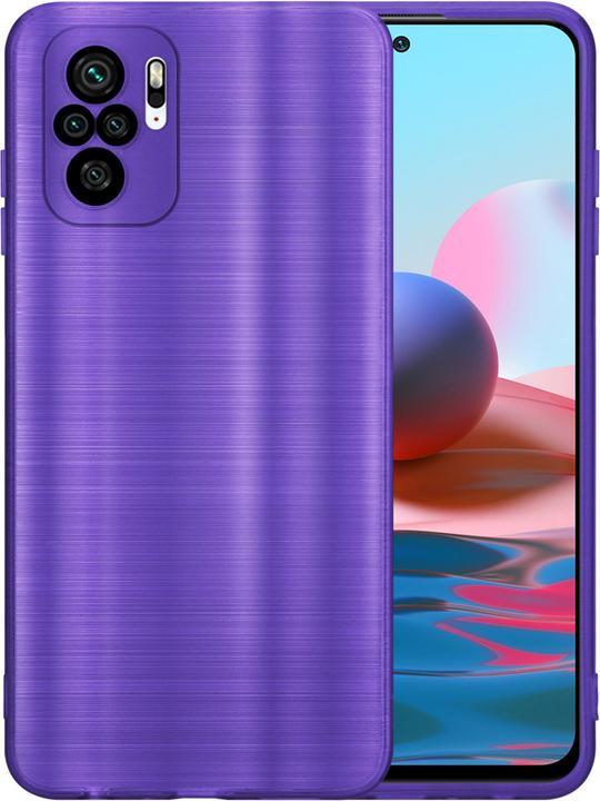 Actual product image Cadorabo Case for Xiaomi RedMi NOTE 10 4G / RedMi NOTE 10S in TPU Brushed Camera Protector LM160 Style (Xiaomi Mi Note 10, Xiaomi Redmi Note 10S)