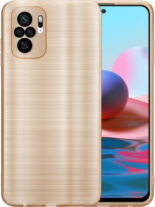 Actual product image Cadorabo Case for Xiaomi RedMi NOTE 10 4G / RedMi NOTE 10S in TPU Brushed Camera Protector LM160 Style (Xiaomi Mi Note 10, Xiaomi Redmi Note 10S)