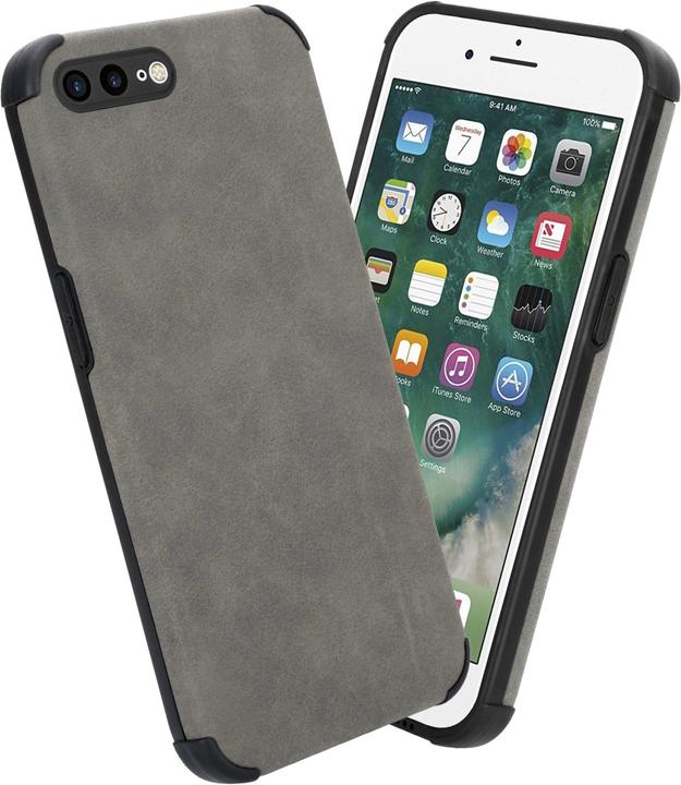 Actual product image Cadorabo Case for Apple iPhone 7 PLUS / 7S PLUS / 8 PLUS in TPU Matt Leather LM161 Style (Apple iPhone 7 Plus, Apple iPhone 7s Plus)
