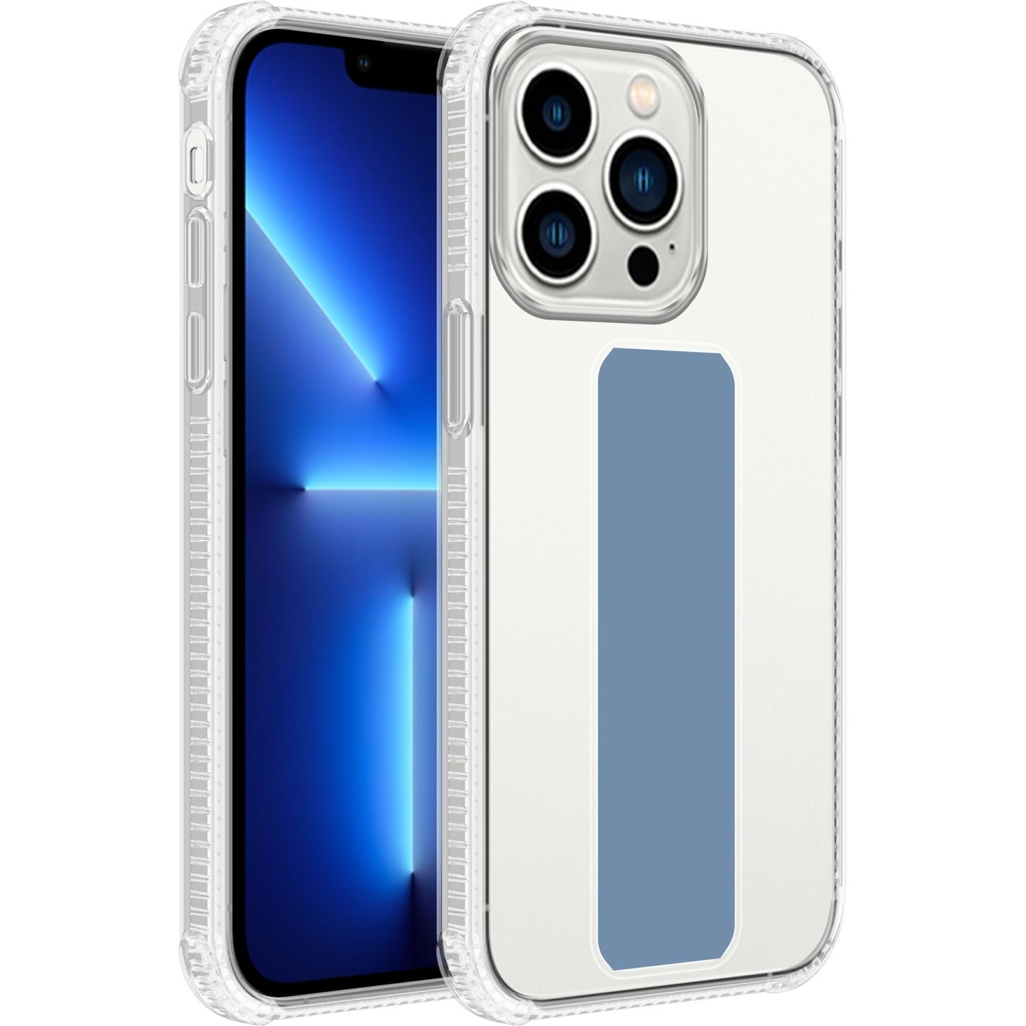 Cadorabo Hülle für Apple iPhone 11 PRO im TPU mit Halterung LM167 Style (Apple iPhone 11 Pro), Smartphone Hülle, Blau