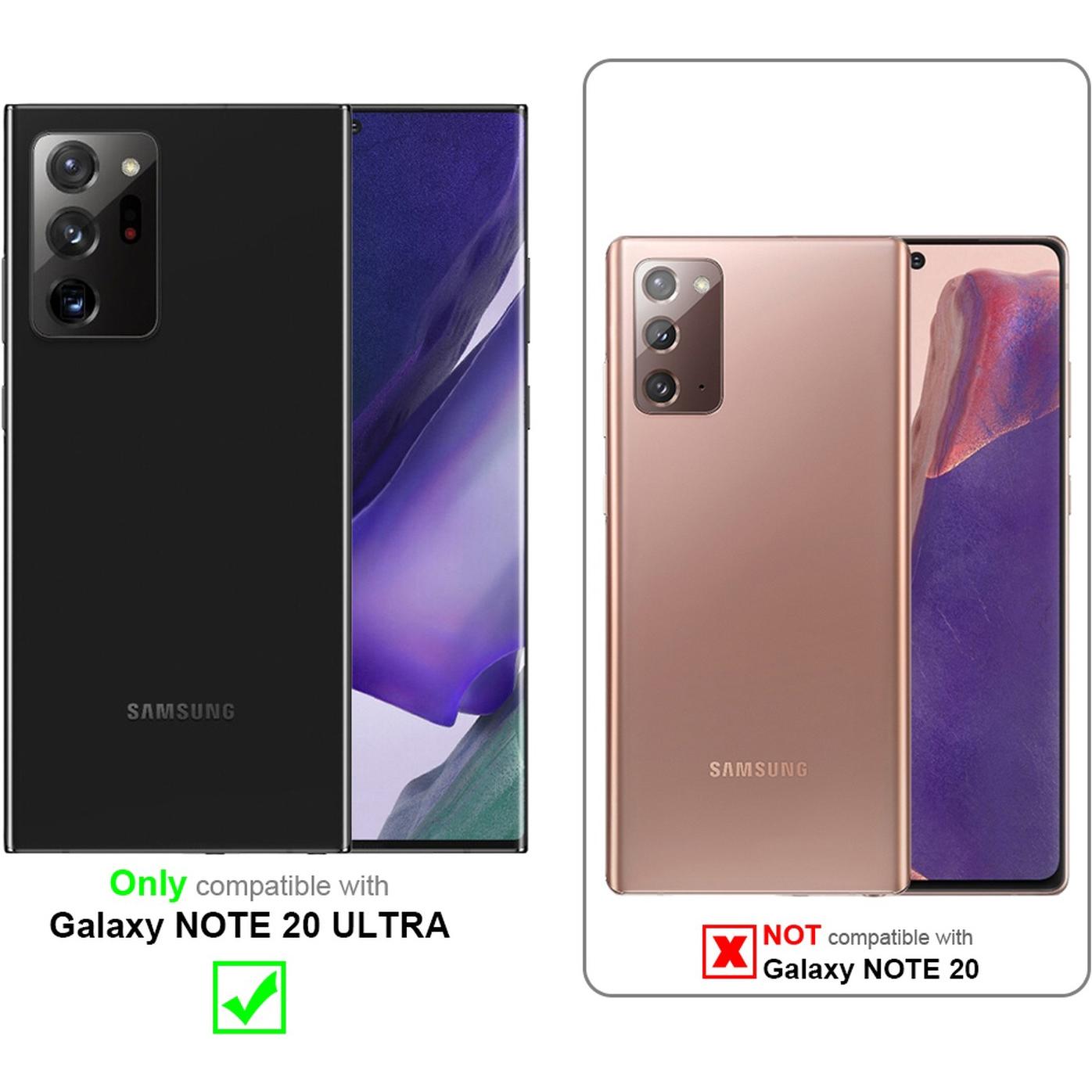Thumbnail - Cadorabo Hülle für Samsung Galaxy NOTE 20 ULTRA im TPU mit Kameraschutz LM130 Style (Samsung Galaxy Note 20 Ultra), Smar...