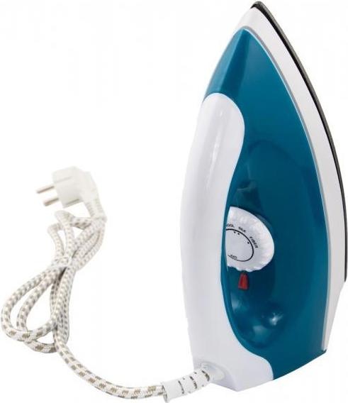Image du produit Esperanza TRAVEL IRON SMOOTHER - Fer à repasser à sec - Plaque antiadhésive - 1,4 m - Bleu - Blanc (1200 W)