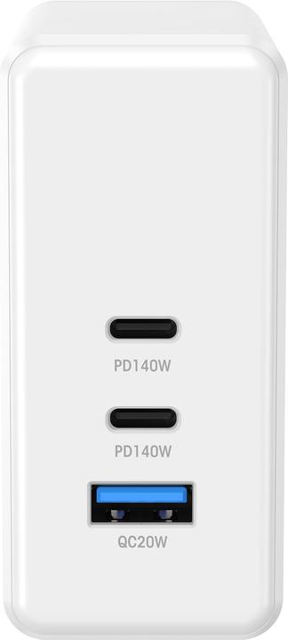 Produktbild Xlayer Powercharger (140W) 1x USB-A / 2x USB-C, weiss (140 W, 3 Ports)