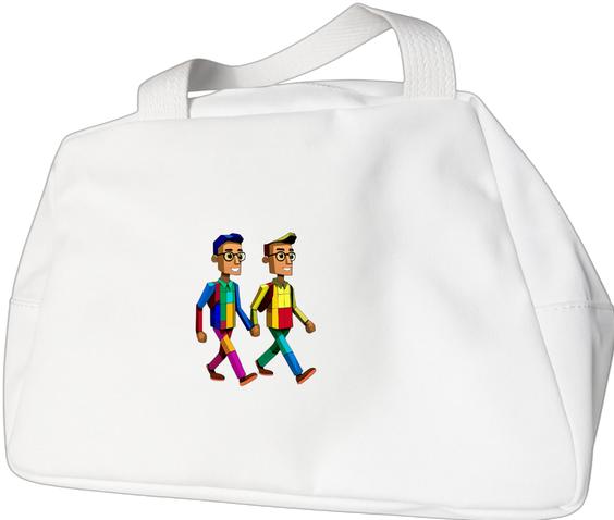 Produktbild Bügelbilder Schul & Freizeitsrucksack-Set Comic Cube Friends (15 l)