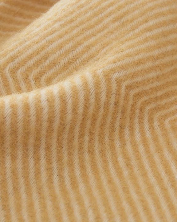 Actual product image Urbanara Wolldecke Gotland Senfgelb 220 x 240 cm (220 x 240 cm)