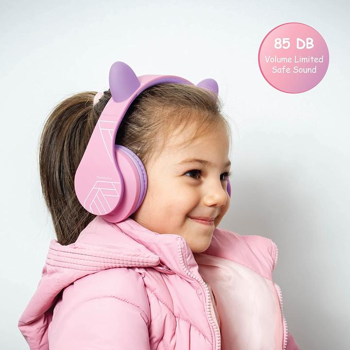 Produktbild PowerLocus P2 Kids Cat Ears Bluetooth-Kinderkopfhörer purple