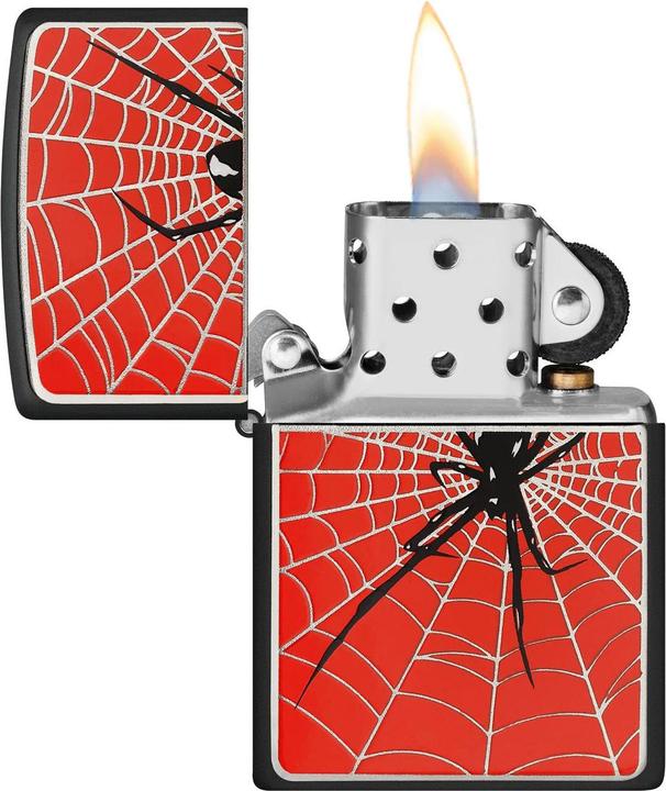 Actual product image Zippo Feuerzeug Spinne rot
