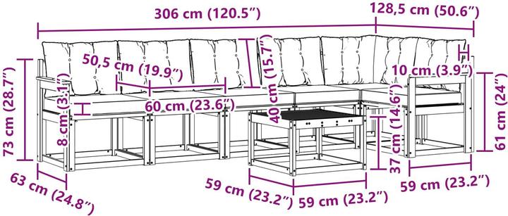 Produktbild vidaXL Sofa Set