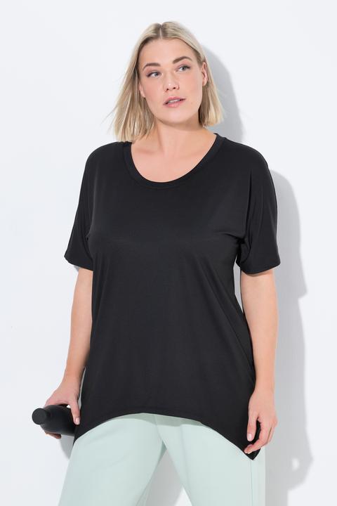 Actual product image Ulla Popken Quick Drying Pointed Hem Stretch Fit Tee (50, 52)