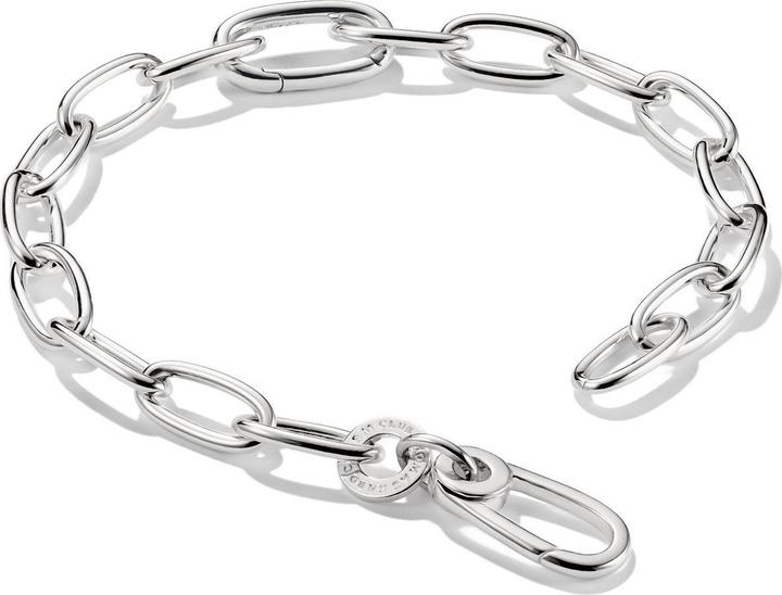 Immagine prodotto Thomas Sabo Charm-Armband mit einem Connect Link Silber (19 cm, Argento)
