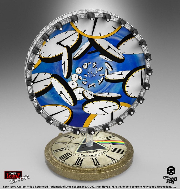 Produktbild Knucklebonz Pink Floyd Rock Iconz On Tour Statue Time Projection Screen (Dark Side of the Moon Tour) 25 cm