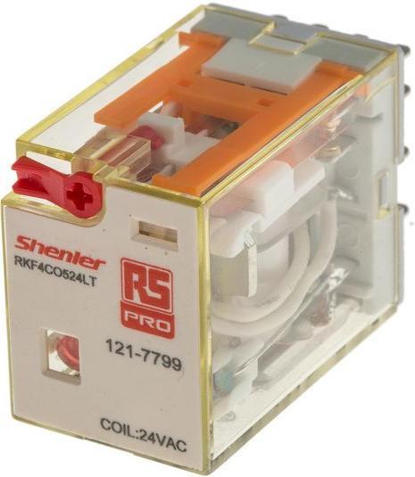 Produktbild RS PRO Mini Gen Pur Rly 6A 4PCO 24Vac
