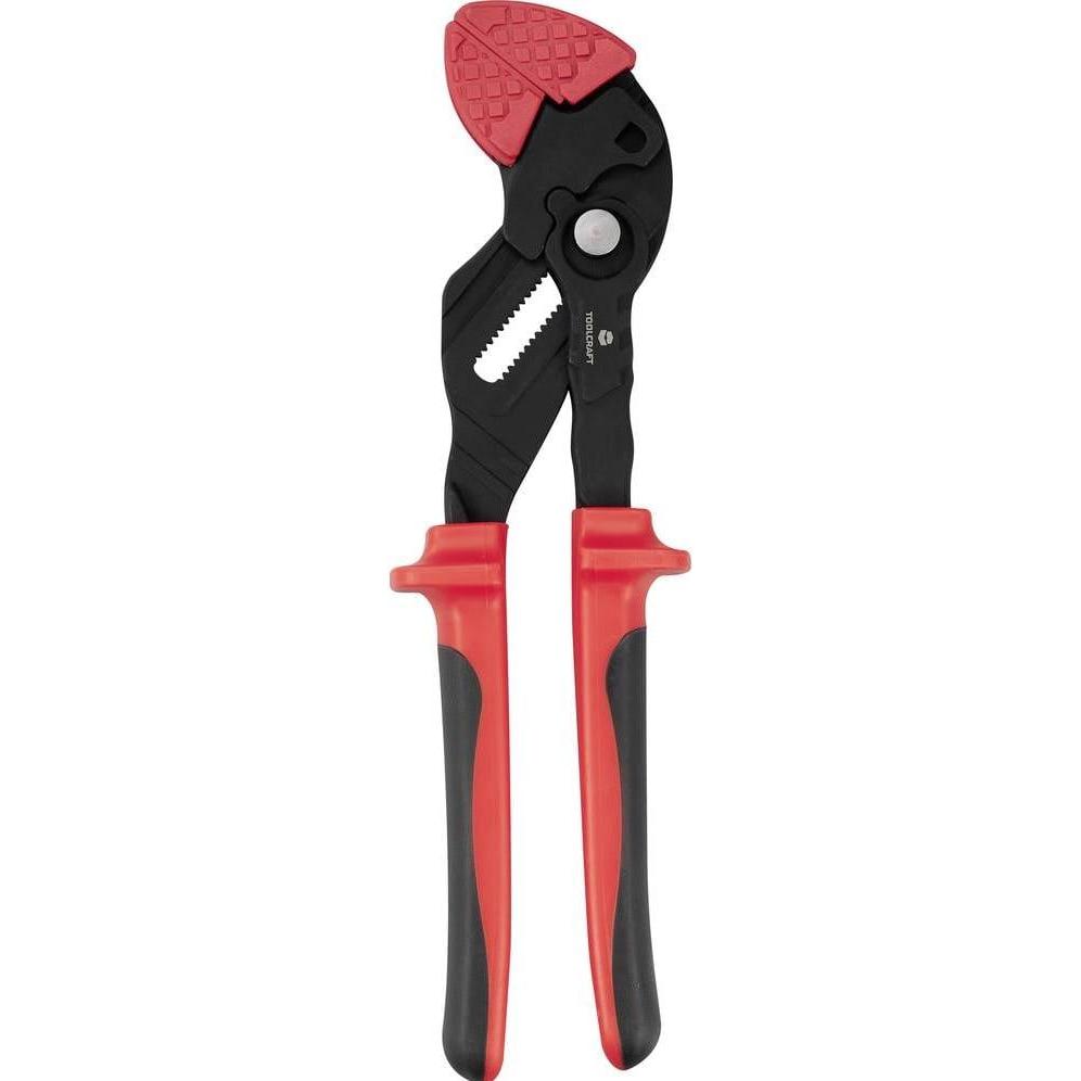 Thumbnail - Toolcraft, Zange, TO-9616518 Greifzange mit glatten Greifbacken Schlüsselweite (metrisc (180 mm)