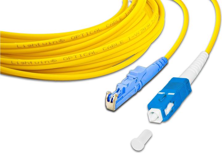 Produktbild Lightwin LWL-Patchkabel LSH-SC, Singlemode, Simplex, 1m (CAT6, 1 m)