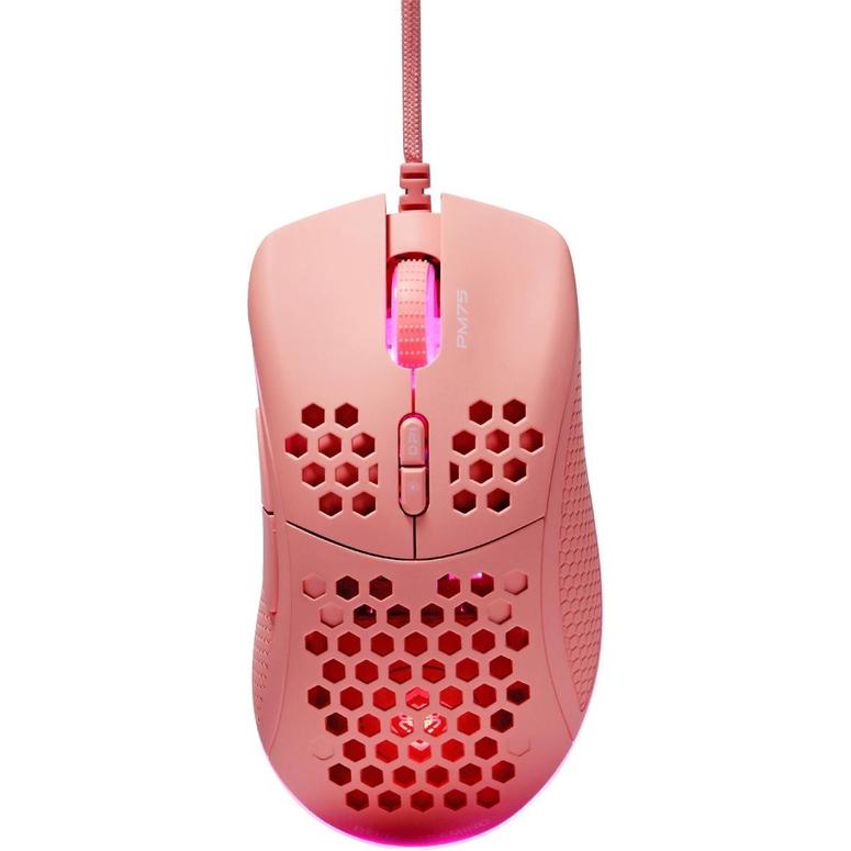 Deltaco Lightweight Gaming Mouse,RGB GAM108P (Kabelgebunden), Maus, Pink