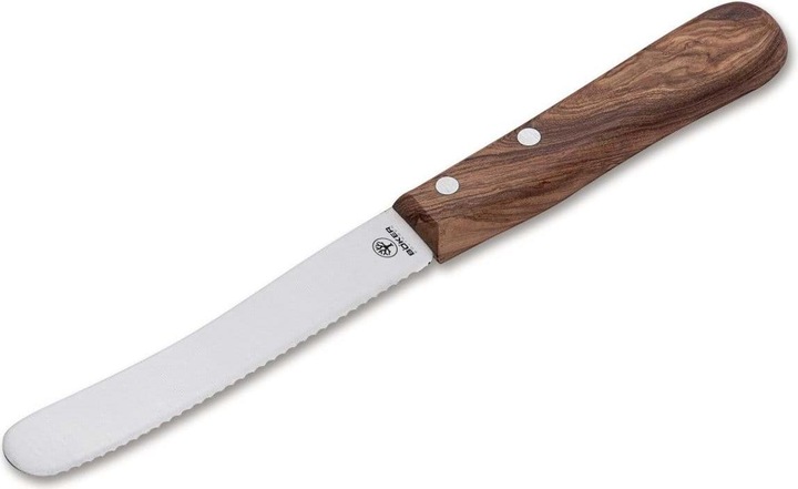 Produktbild Böker Classic Buckelsmesser mit Wellenschliff Olive (11.40 cm)