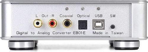 Produktbild Silverstone SST-EB01S-E Ensemble Digital to Analog Converter - silber (USB)