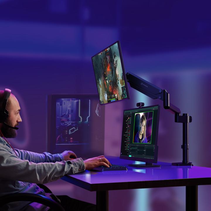 Actual product image Onkron MONITOR ACC WALL MOUNT/13-34" BLACK G75-B (Table, Wall, 34", 12 kg)