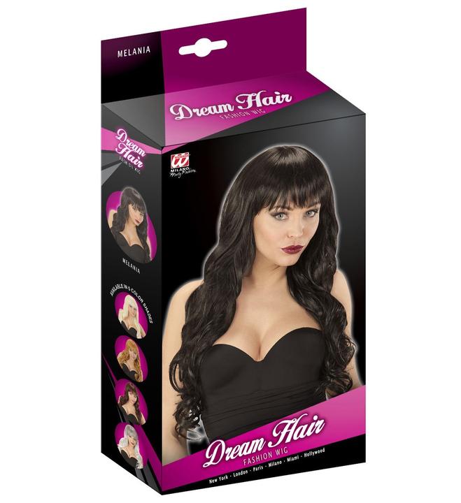 Produktbild Widmann Dream Hair Perücke Melania in Schwarz Lang gelockt