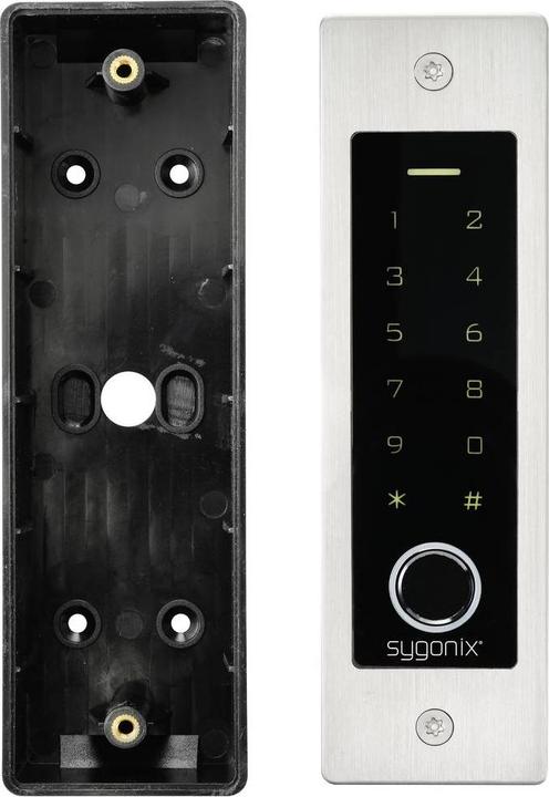 Produktbild Sygonix SY-5231014 Fingerprint/RFID Zugangssystem Unterputz 12 V/DC, 18 V/DC IP (Fingerabdruck, Schlüsselkarte)
