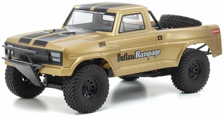 Image du produit Kyosho Trophy Truck Outlaw Rampage Pro Type 2 ARTR Gold (Presque prêt à être conduite)