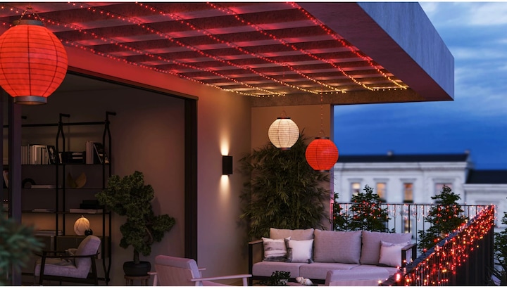 Actual product image Philips Hue Festavia (Swiss plug) (20 m)