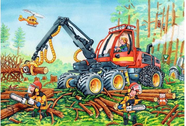 Immagine prodotto Ravensburger Escavatore e trattore forestale (24 pezzi)