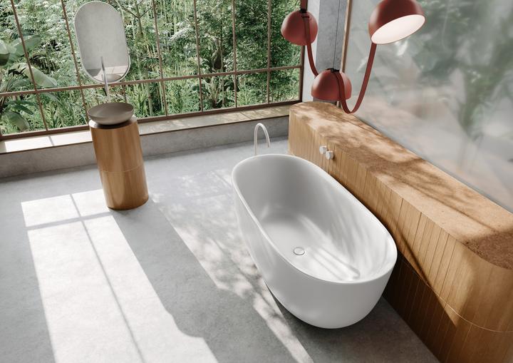 Produktbild Kaldewei MEISTERSTÜCK OYO DUO Mod. 1050-4034, freistehende Badewanne, 1630x770mm, mit Überlauf (163 cm, 77 cm)