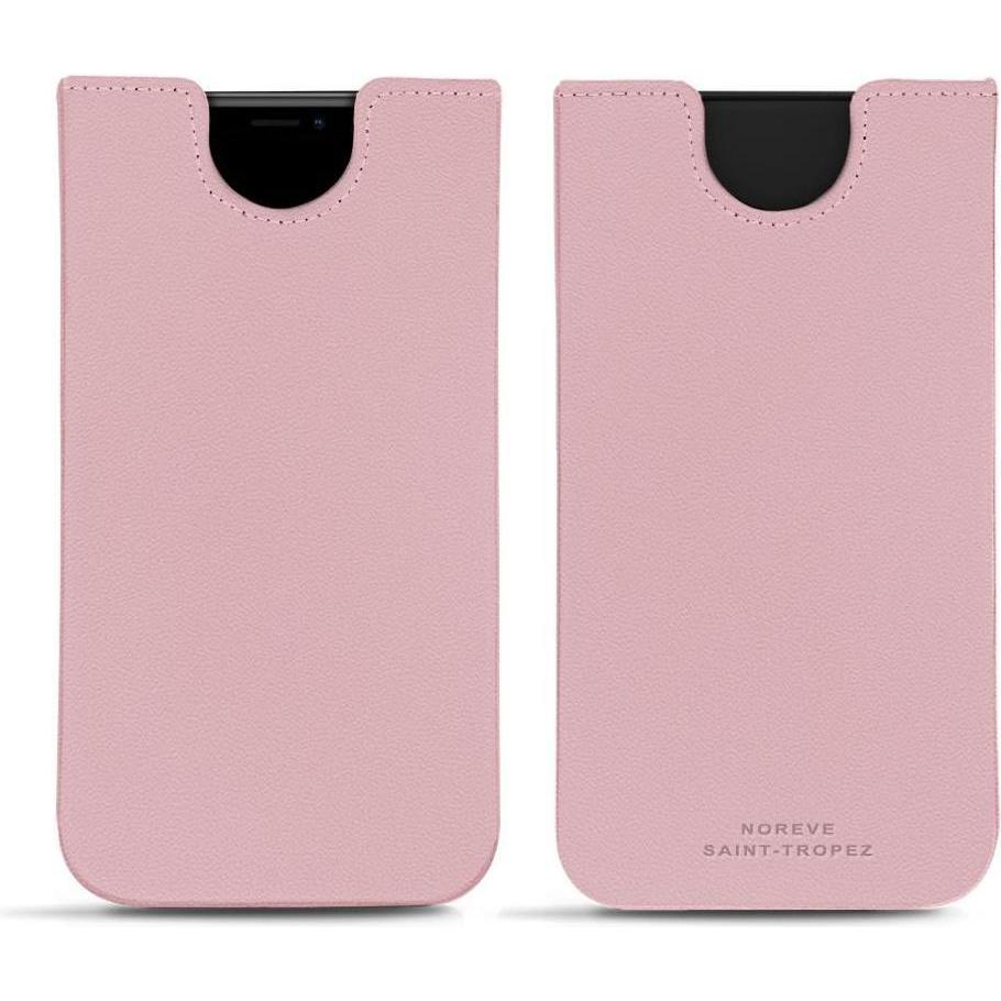 Noreve Lederschutzhülle (Apple iPhone XS Max), Smartphone Hülle, Rosa