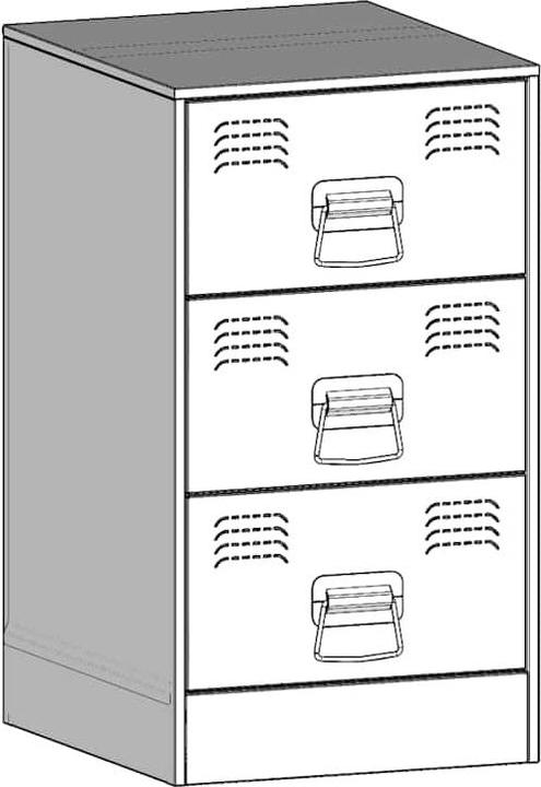 Produktbild vidaXL Nachttisch (34.50 x 39 x 62 cm)