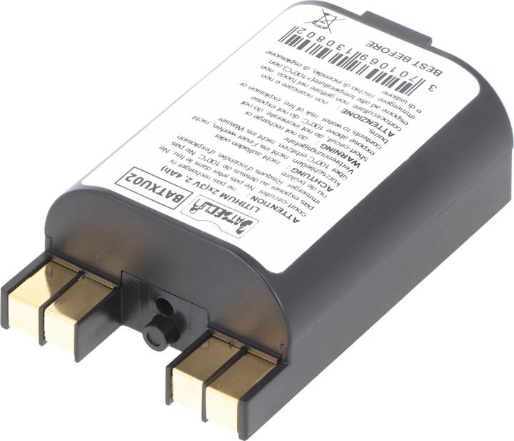 Actual product image AccuCell Pufferbatterie LiMnO2 2x 3V 2400mAh ersetzt Daitem RXU02X, BATXU02 (2 pcs., 2400 mAh)