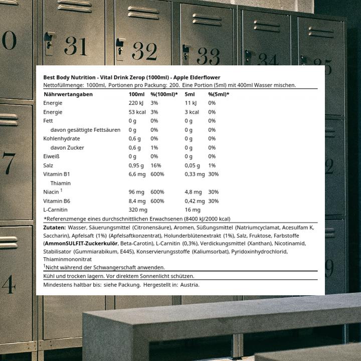 Actual product image Best Body Nutrition Vital (1 Piece, Liquid)