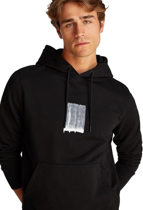 Produktbild Calvin Klein Authentische Herren Kapuzenpullover mit Pinselstrich-Grafik (M)