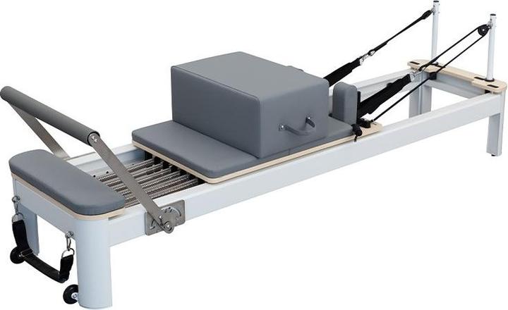 Extralink Professionelles Pilates-Reformer-Bett Aus Aluminium In Grau