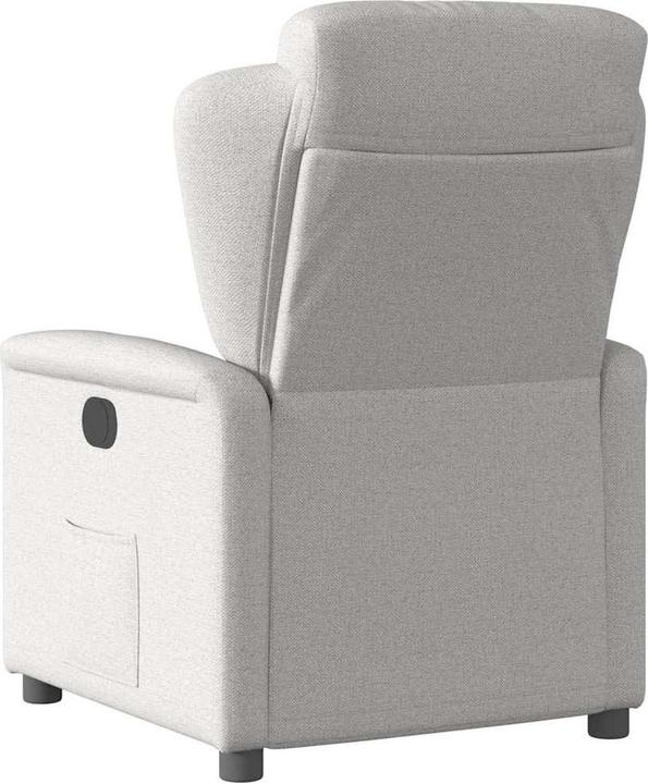 Actual product image VidaXL Relax armchair cloud grey fabric
